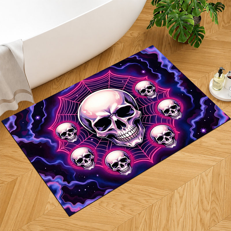Tapis d'entrée antidérapant pour l'entrée d'Halloween, Halloween - 2, 20 po x 32 po