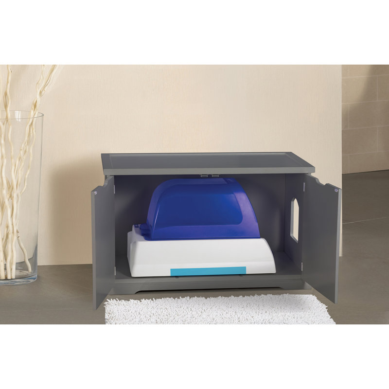 Jolene Litter Box Enclosure, Gray