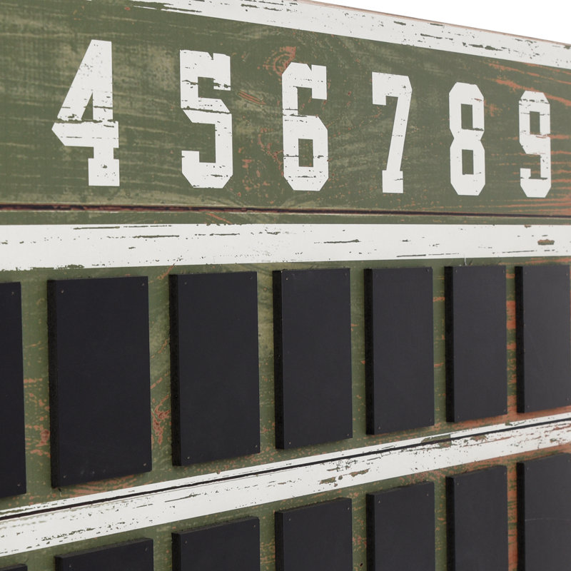 " Wooden Scoreboard "