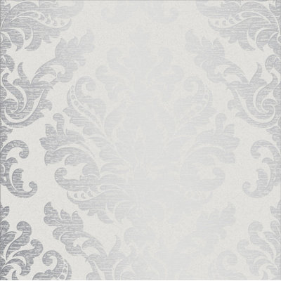 Damask Metallic Wallpaper Roll