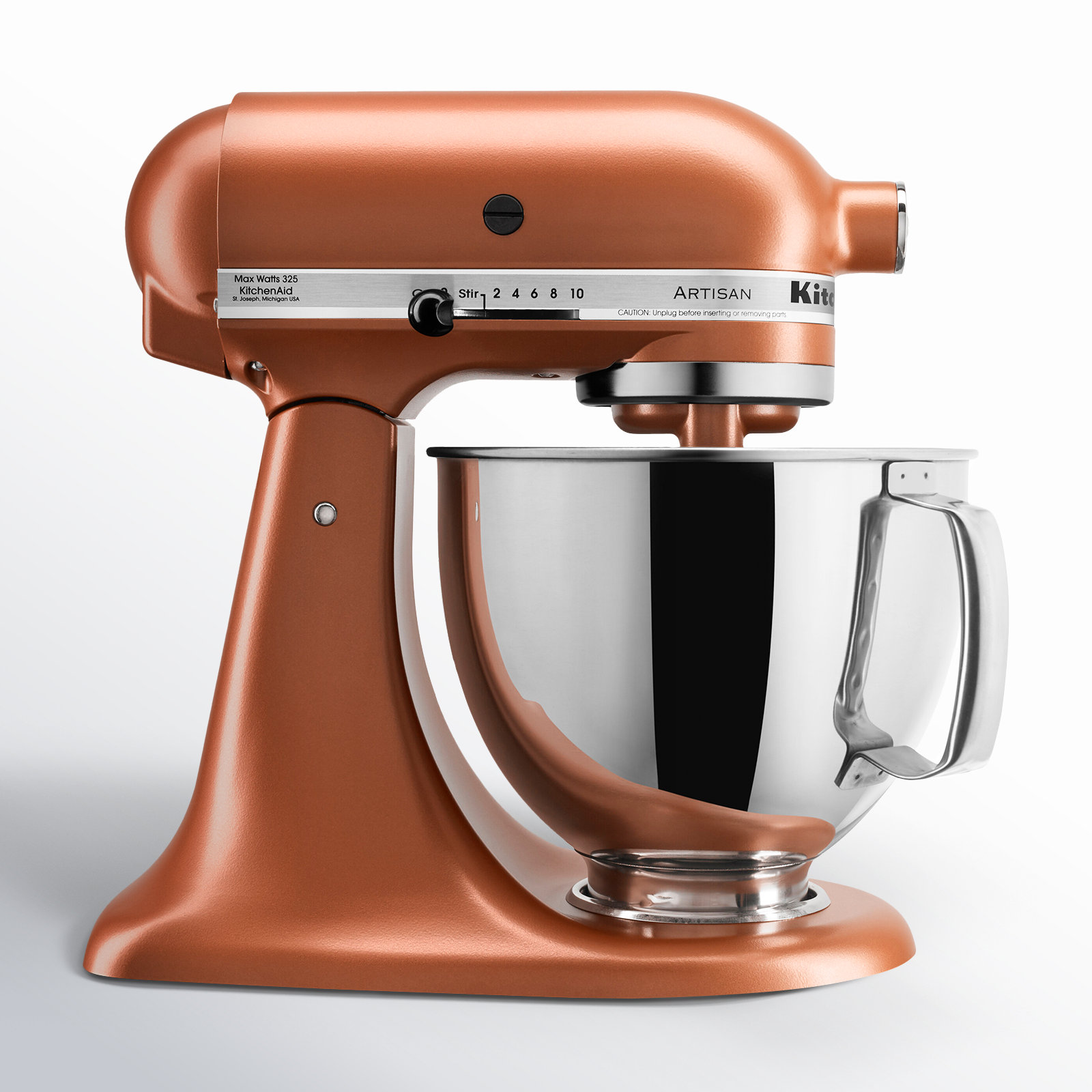 KitchenAid® Artisan® Series 5 Quart Tilt-Head Stand Mixer, Copper Pearl