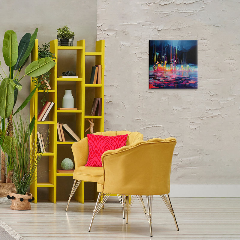«Abstract Mystic Landscape» par Nuk Nalandro, H 17 po x l 17 po