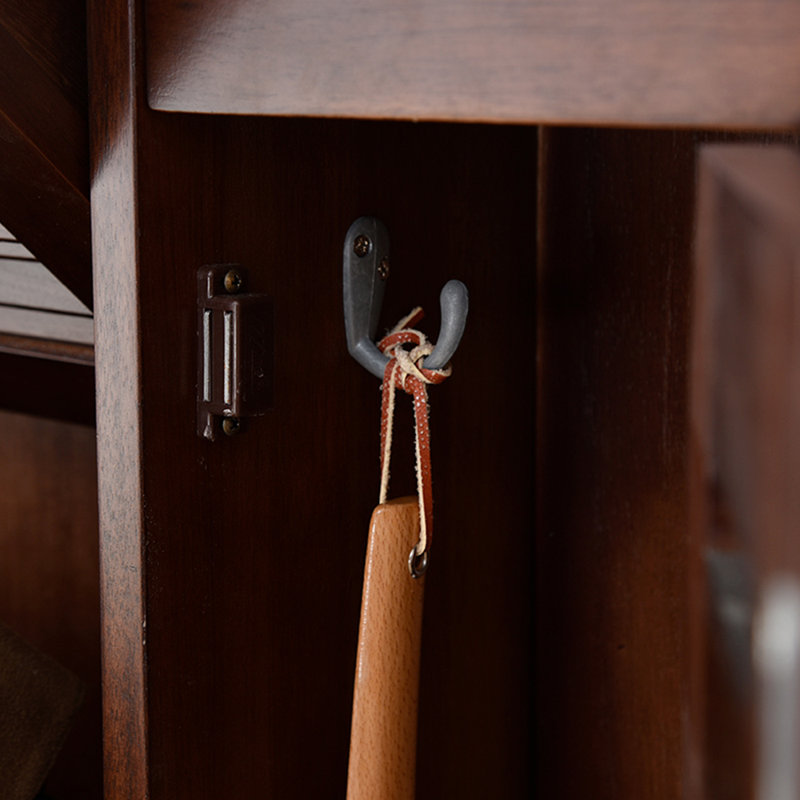 Armoire à chaussures mince de style américain