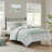 King/Cal King 5 Piece Seersucker Comforter Set With Throw Pillows-119416986-119416989