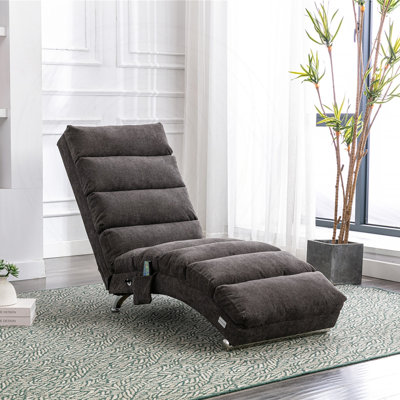Chaise longue rembourrée avec fonction de vibration