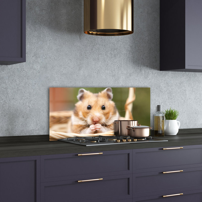 50cm W x 100cm L Glass Peel and Stick Panel