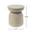 Table d'appoint pour l'extérieur, table d'appoint et table d'appoint Mgo