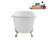 57.5'' x 29.5'' Soaking Acrylic Bathtub-83636142-90752935