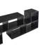 Meuble télé réglable modulaire, console de rangement ouverte, centre de divertissement moderne avec plusieurs compartiments, tablette multimédia Freestyle pour la chambre à coucher du salon