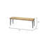 Banc de hall d'entrée en bois Farmhouse-38669728
