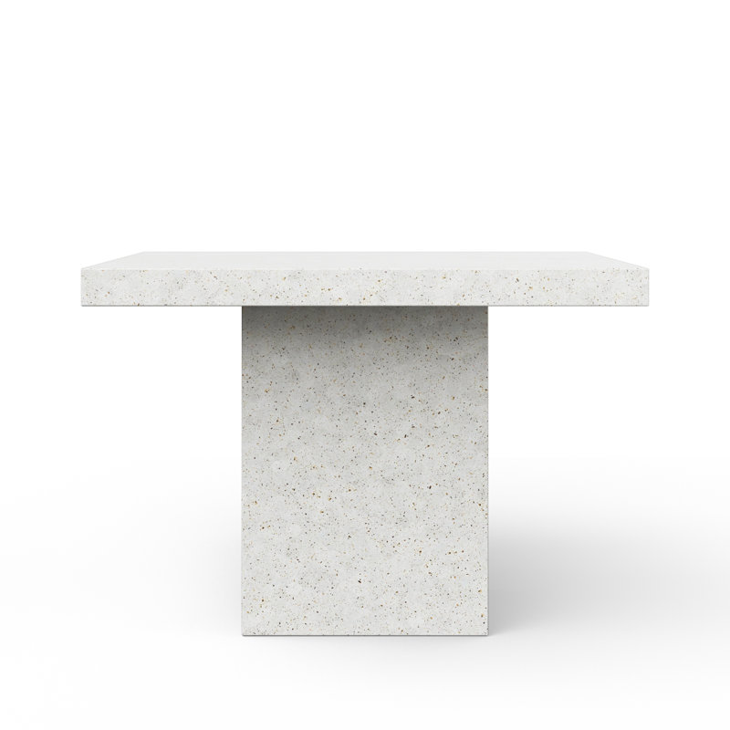 Table de salle à manger Kareen, Terrazzo ivoire, Table de bar (hauteur 41,75 po)