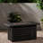 30,000btu Rectangular Iron Fire Pit With Protected Tank Space - 45.00”w X 42.00”d 24.65”h, Black, Assembly Required But Simple Enclosed Compartment Easy Collection
