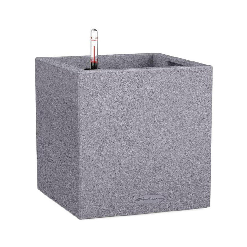 Canto Planter Box, Dark Stone Grey, 40cm H x 40cm W x 40cm D