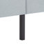 Structure de lit plateforme tapissier avec assemblage facile-321166126