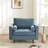 Geo 42" Wide Upholstered Armchair-1653320962