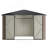 10' X 10' Metal Storage Shed For Ourdoor, Steel Yard Shed  With Design Of Lockable Doors, Utility And Tool Storage For Garden, Backyard, Patio, Outside Use