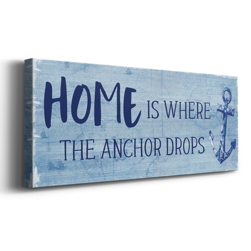 " Where The Anchor Drops ", 24" H x 60" W x 1.5" D