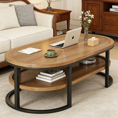 Modern Coffee Table U Shape Steel Frame