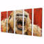 «Beige Red Frenzy Bigfoot», ensemble de reproductions d'art mural Bigfoot-1760300864