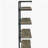 Black gray driftwood 4-tier wall-mounted shelf-345015380