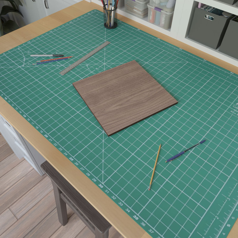 Wood Hobby Boards, Walnut, 11.75" H  x 11.75" W  x 0.38" D