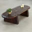 Table basse en bois massif Wabi-sabi