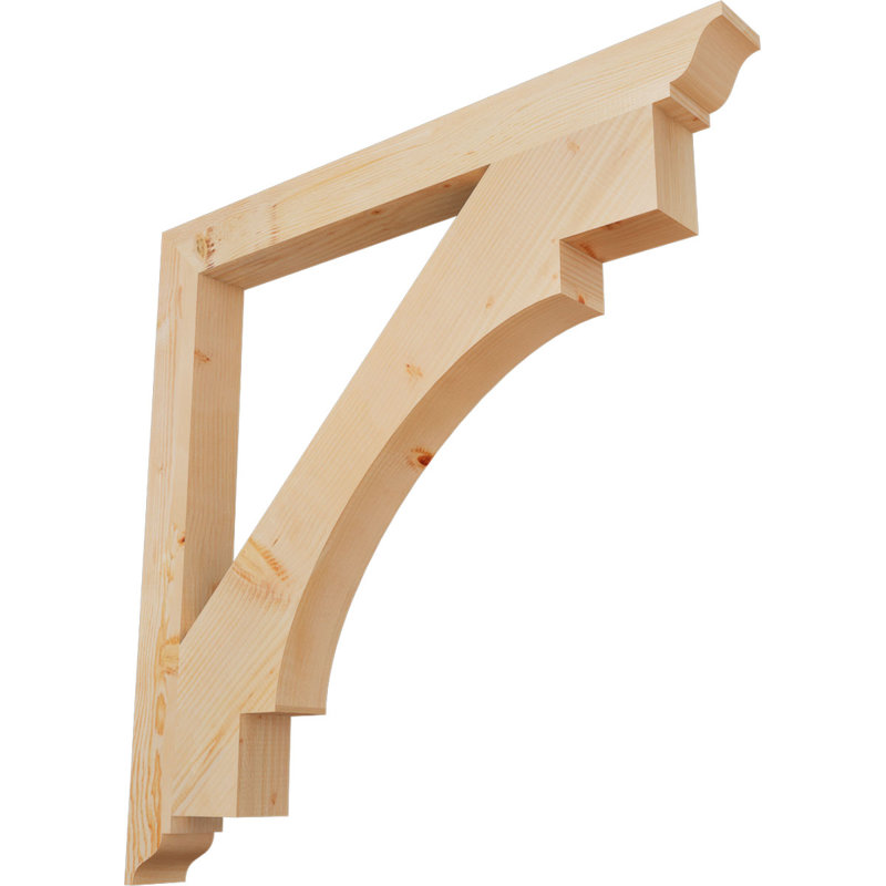 Support Merced, Sapin de Douglas, H 42 po x l 3,5 po x P 42 po