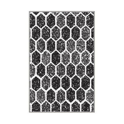 Premium Hall Carpet (3.3 x 6.6 ft), 100% Polyester, 0.4 in Pile Height | Antibacterial, Non-Slip PVC Dot Underside | Machine Washable, 3D Digital Printing | Ideal for Living Room, Bedroom, and Entryway Decor
