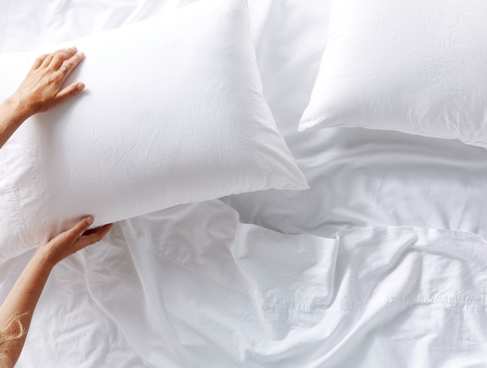 Cloud Soft Sateen Sateen Flat Sheet, Twin Flat Sheet, Alpine White