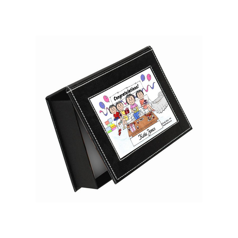 Faux Leather Memory Box