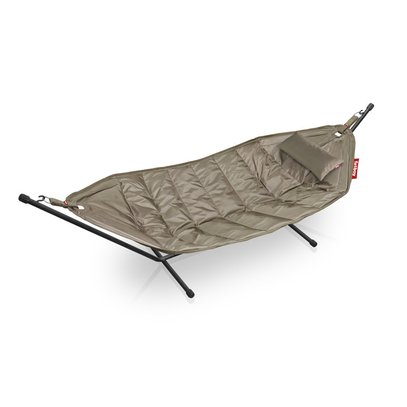 Headdemocks Deluxe Hammock with Stand, Taupe