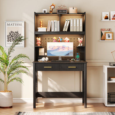 Writing Desk with Power Outlet