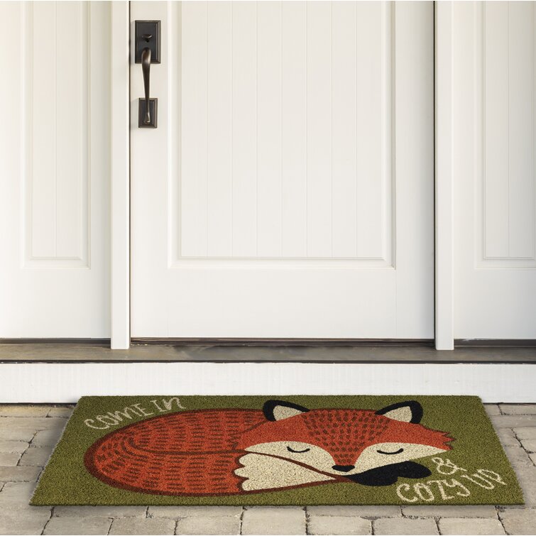Welcome Mats for Front Door Outdoor Entry Welcome to Our Cabin Doormat  Doormat Non Slip Mat for Home Indoor Farmhouse Funny Kitchen Rugs Patio
