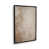 Satin Black Floater Framed