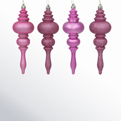 7" Finial Ornament 8/Pk