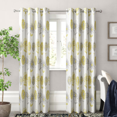 Banbury Floral Room Darkening Curtains