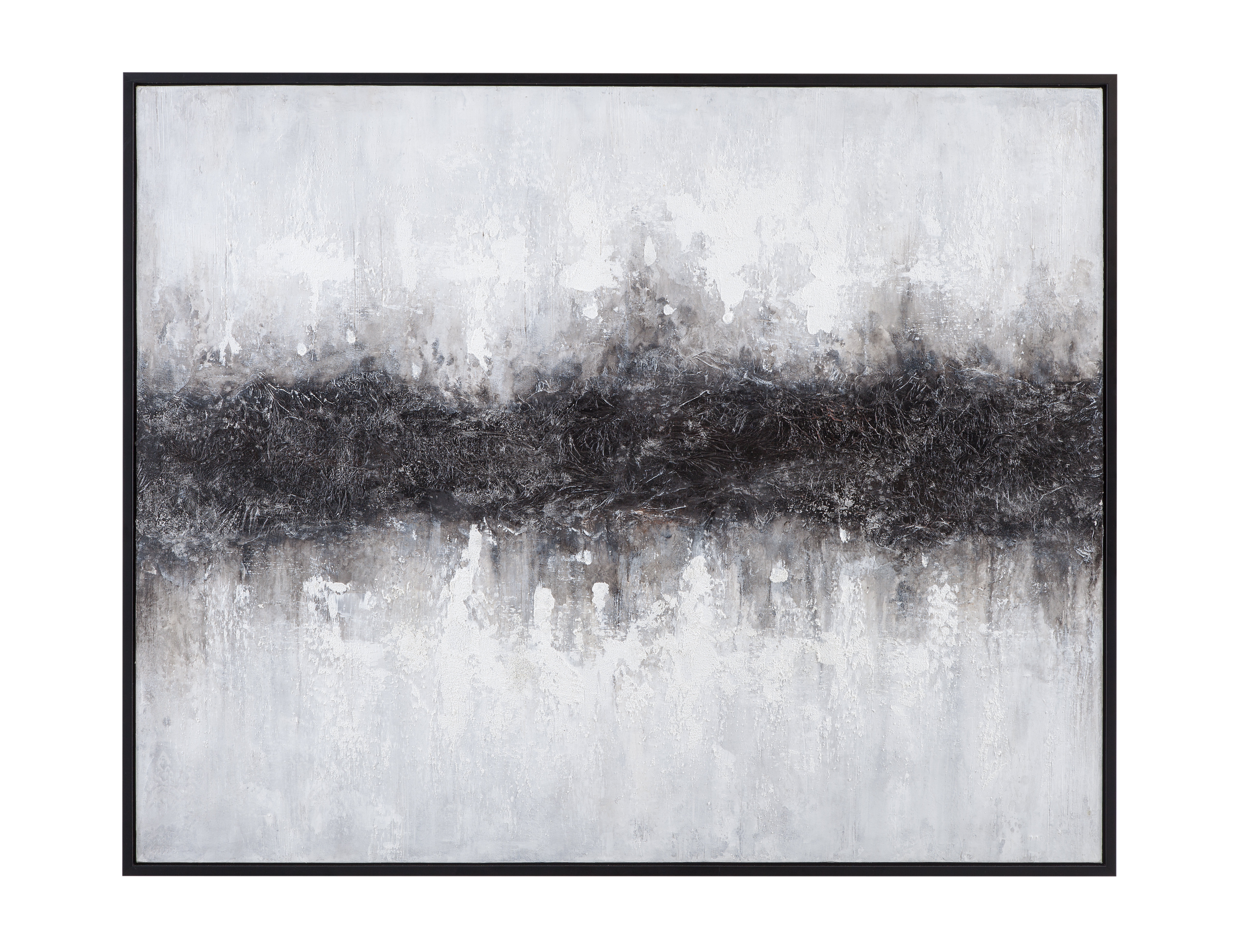 Image showcasing Brayden Studio® Divided Framed Canvas | Wayfair