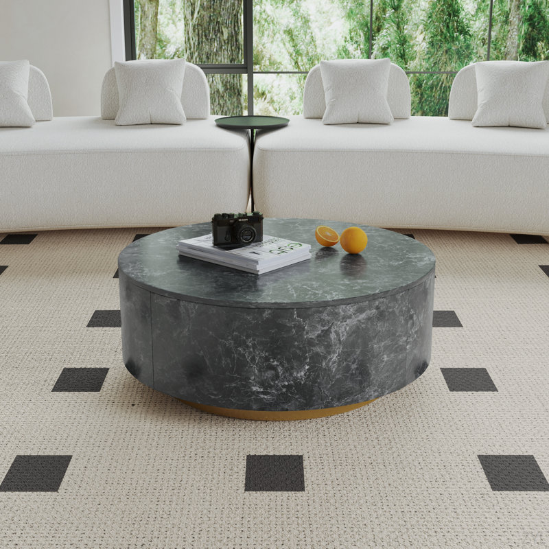 Table basse Fiorita, Gris foncé