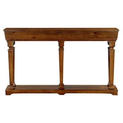 Console Table With Bottom Shelf