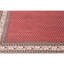 Hand Knotted Wool Oriental Area Rug in Red/Cream/Brown