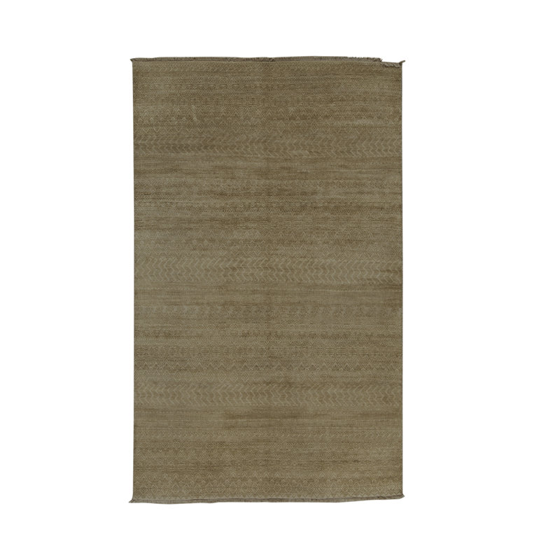 Tapis ivoire et beige noué à la main de haute qualité
