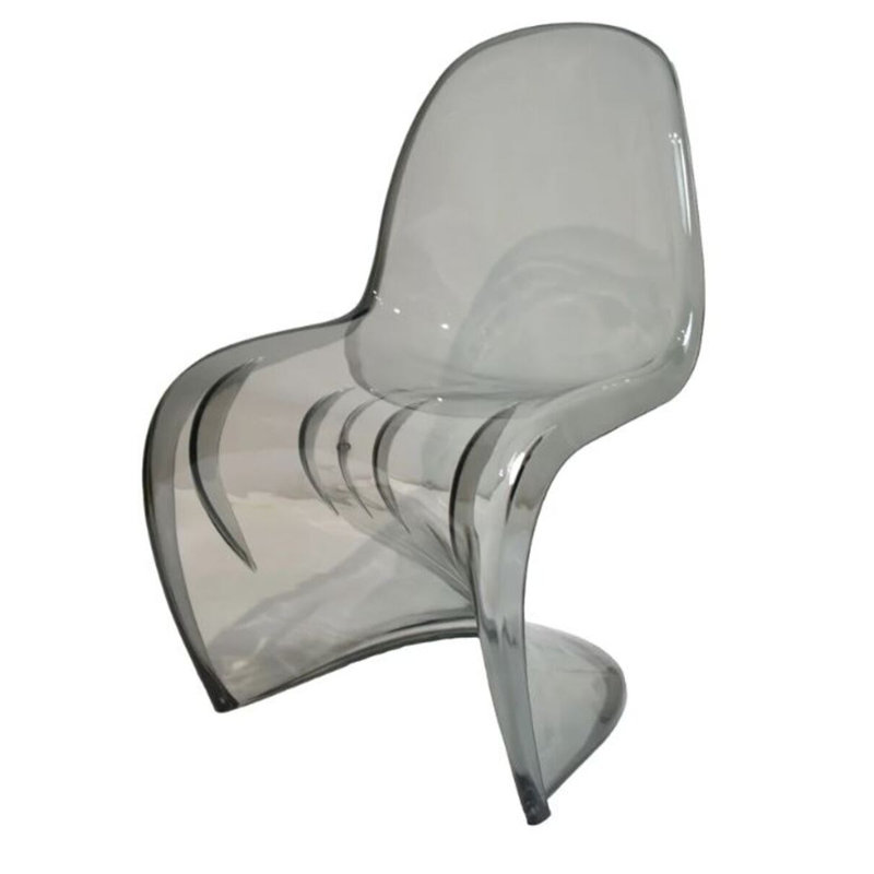 Chaise pour enfant en plastique Momo, Fumée