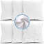 Coussin décoratif décoratif carré (ensemble de 6)