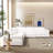 Yohan Reclining Sectional Sofa - White Boucle