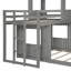 Lit mezzanine en métal avec bureau et tablette Sage-2114834639