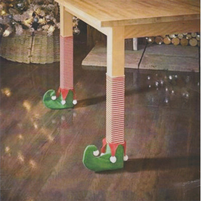 Chair Legs Elfs Boots Stocking Set