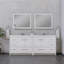 Ensemble de meuble-lavabo double 84 po Feike-332620879