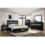 1pc lit grand contemporain noir 1pc