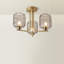 Amelie Glass Semi Flush Mount-1441218361