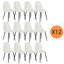 Outdoor Upholstered Chairs (Set of 12)